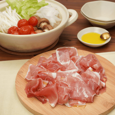 旨み凝縮！生ハムしゃぶしゃぶ