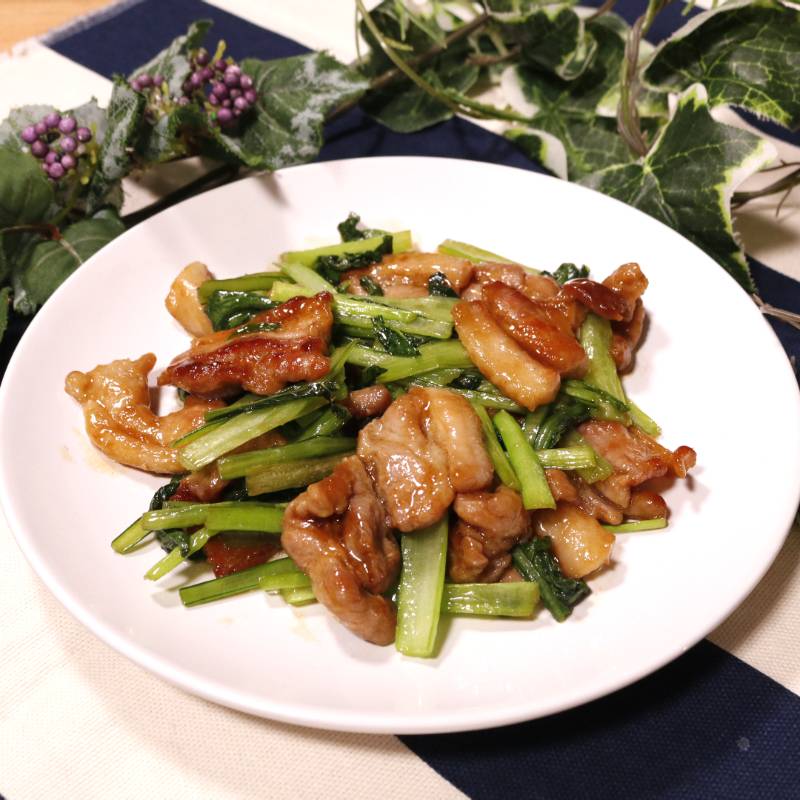 豚バラ肉と小松菜の中華風卵炒め 作り方 レシピ クラシル 豚バラ肉と小松菜の中華風卵炒め 作り方 レシピ クラシル