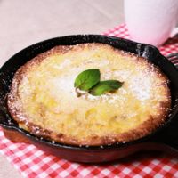ドイツのパンケーキ カリっバナナのダッチベイビー