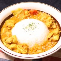 バナナの甘みでトロトロチキンカレー