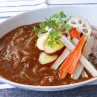 根菜たっぷり カフェ風カレー