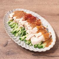レンジで簡単 鶏むね棒棒鶏
