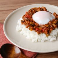 ゴーヤのキーマカレー