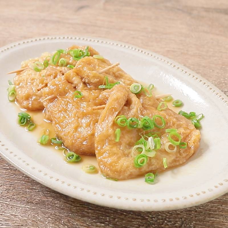 レンジで簡単 甘辛もち巾着 作り方・レシピ | クラシル