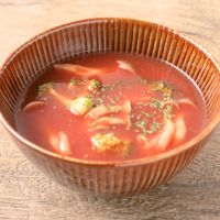 ジュースで簡単 トマトスープ
