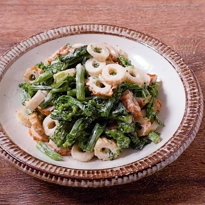 菜の花の胡麻和え 作り方 レシピ クラシル