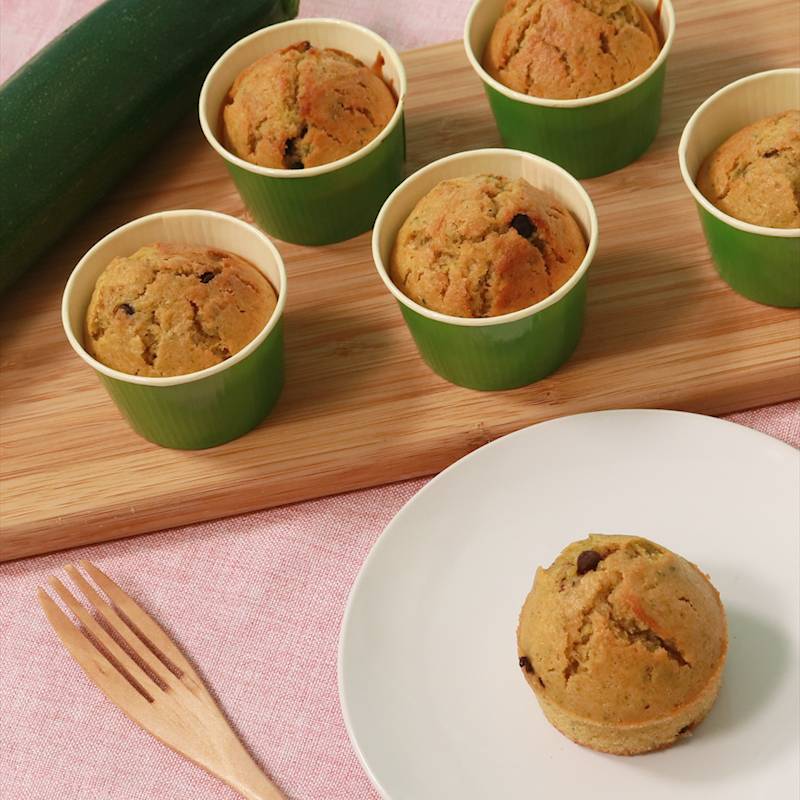 にんじんズッキーニのスパイスマフィンのレシピ