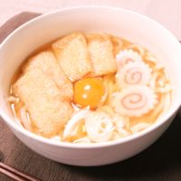 レンジで簡単!味噌煮込み風うどん