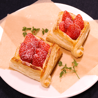 パイシートで 簡単いちごパイ