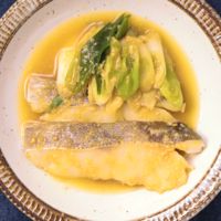 鱈とたっぷり長ねぎの味噌煮