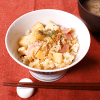 みんな大好き!たけのこバターしょうゆごはん
