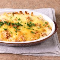 つるつる食感 チキンのクリームグラタン風
