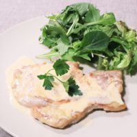 濃厚ソース!ポークチーズクリーム焼き