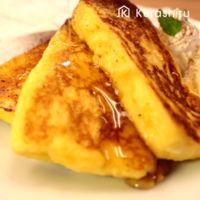 レンジで時短♪\nフレンチトースト