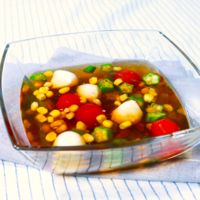 暑い日に!冷たい夏野菜のおでんジュレ