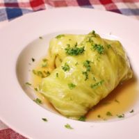 鶏ミンチでヘルシー!ロールキャベツ