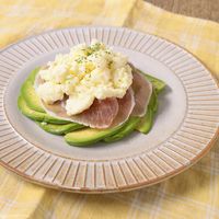 朝食に 卵白のスクランブルエッグ