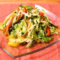 いろいろ夏野菜の青唐辛子和え