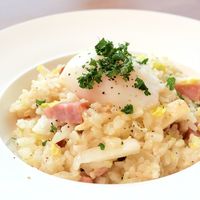 白菜とベーコンの濃厚クリームごはん