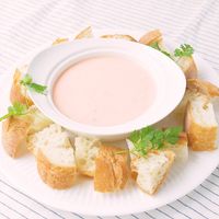 子供が喜ぶ いちごのクリームチーズフォンデュ