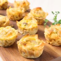 シュウマイの皮で簡単 和風キッシュ