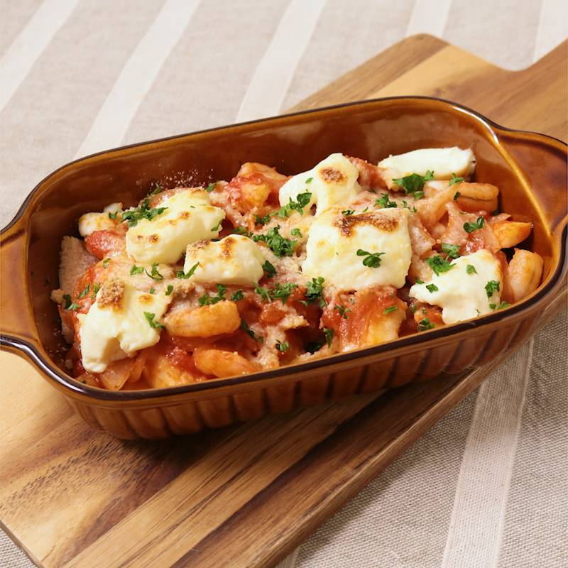 トマトソースのシーフードパングラタン 作り方・レシピ | クラシル