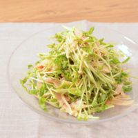 豆苗とえのきの中華サラダ