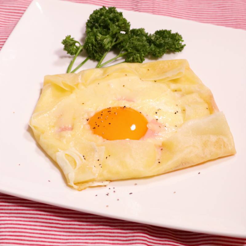 春巻きの皮でオシャレガレット風 作り方 レシピ クラシル