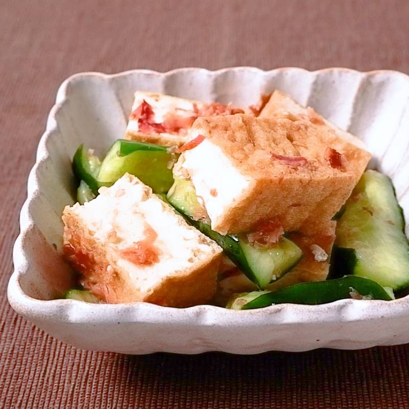 きのこときゅうりの梅ポン和え 作り方 レシピ クラシル