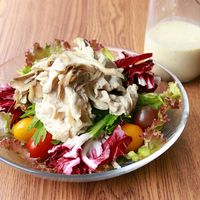 豆乳ドレッシングで豚のしゃぶしゃぶサラダ