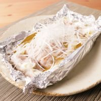梅豚ロールのホイル焼き