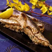 ピリ辛やみつき!イワシの明太子焼き