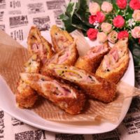 色んな味が楽しめる!食パンのロールフライ