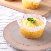 簡単 ホワイトチョコとマーマレードジャムのマフィン