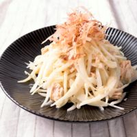 新玉ねぎとシーチキンの和風マヨサラダ