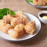 一口でパクリ ベーコンもちフライ