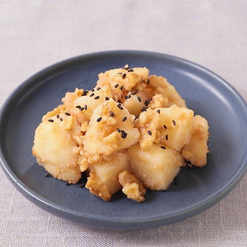 じゃがいものくるみ味噌和え 作り方 レシピ クラシル