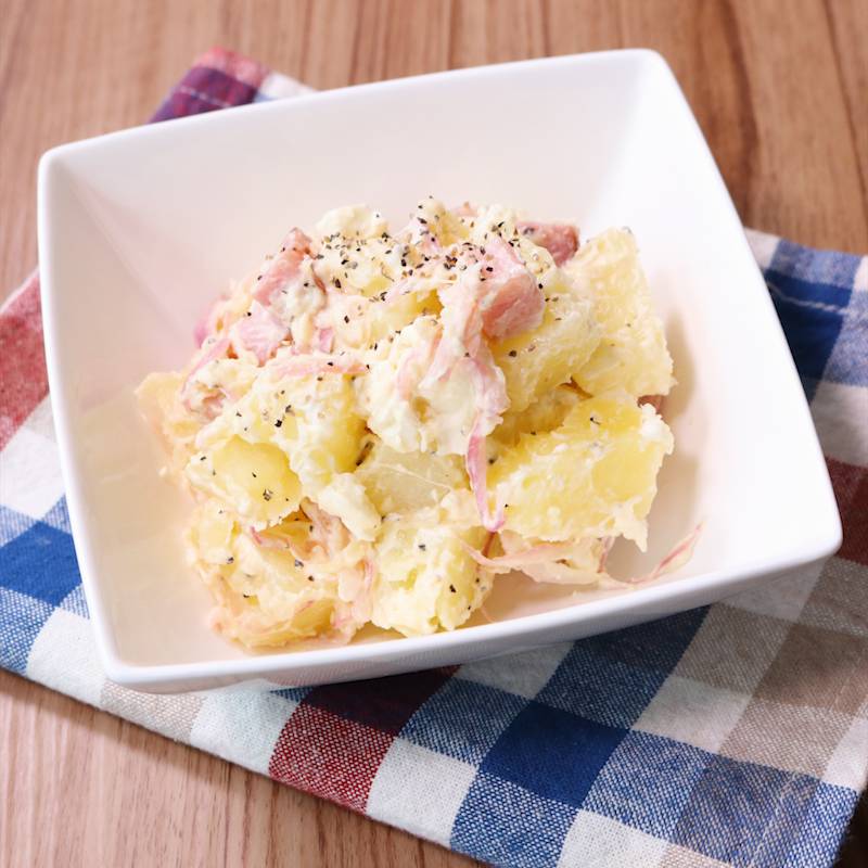 クリームチーズのクリーミーポテサラ 作り方 レシピ クラシル