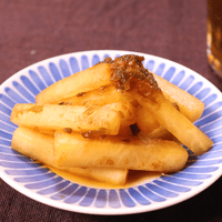 大根のかつおじょうゆ漬け