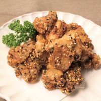 山椒と胡麻の鶏唐揚げ