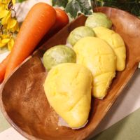 大きなにんじん!?にんじん蒸しパン