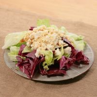 ごま油香るおぼろ豆腐風サラダ