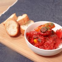 パプリカのトマト煮込み
