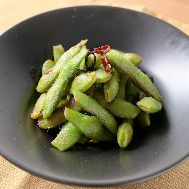 スパイシーガーリック枝豆のレシピ