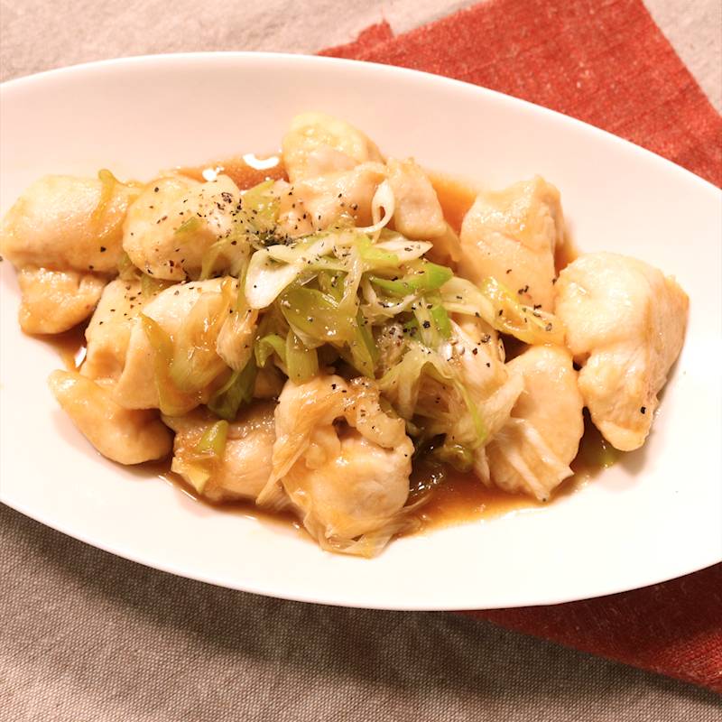 ささみのねぎチーズはさみ焼き 作り方 レシピ クラシル