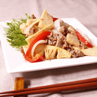 ご飯がすすむ!たけのこと牛肉のオイスターソース炒め