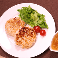 もやしたっぷり!ヘルシーチキンハンバーグ