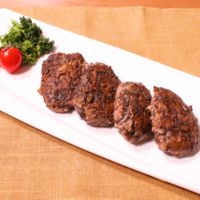 変わり種!ミニもずくハンバーグ
