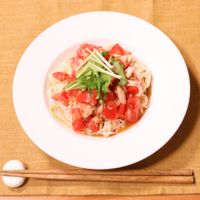 トマトとツナのサッパリそうめん