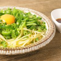 にんにく醤油のぶっかけパスタ